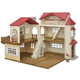 Sylvanian Families Red Roof Country Home with Secret Attic Playroom