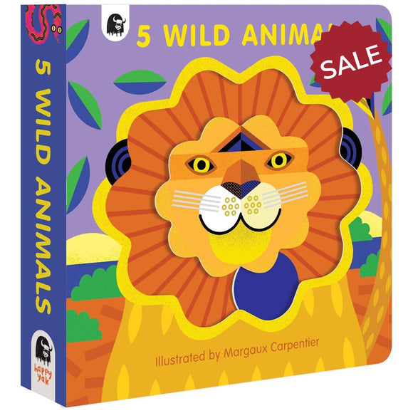 5 Wild Animals Board Book