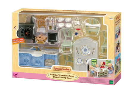 Sylvanian Families Red Roof Riverside Manor Elegant Dining Room