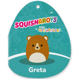 Squisharoys by Squishmallows: Greta the Frizzly Bear 7.5"