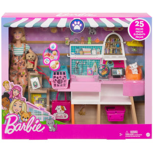 Barbie Doll And Pet Boutique Playset