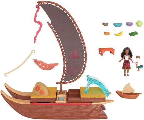 Disney Moana 2 Toys Moana’s Adventure Canoe Playset