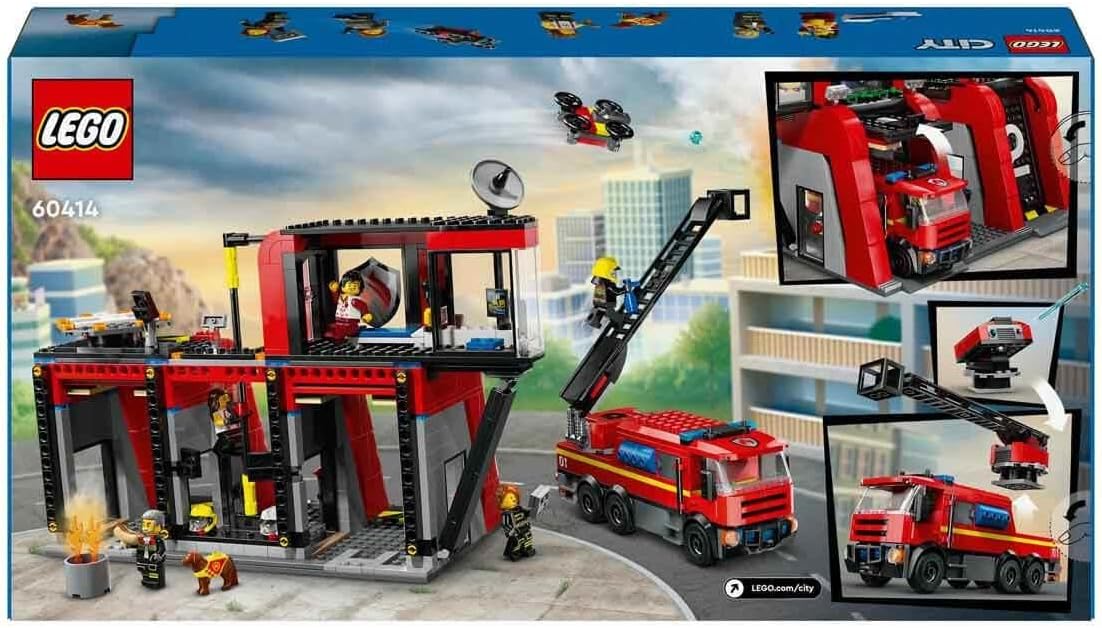 LEGO 60414 City Fire Station with Fire Truck