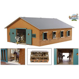 Kids Globe Horse Stable with 7 Stalls 1:24