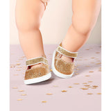 Baby Annabell Gold Glitter Doll Shoes with Insoles 43cm