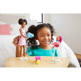 Barbie Skipper Babysitter Birthday Feeding Set with 2 Dolls & Accessories