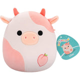 Squishmallows Lilaz the Peach Cow 7.5"