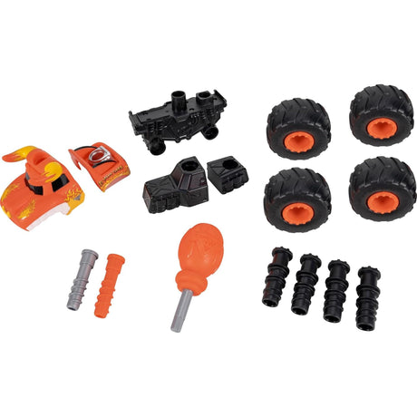 Monster Jam Monstruction 5" Buildable Monster Truck - El Toro Loco