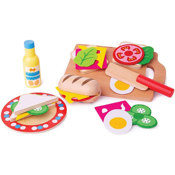 Bigjigs Wooden Sandwich Making Set