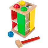 Melissa & Doug Wooden Pound & Roll Tower