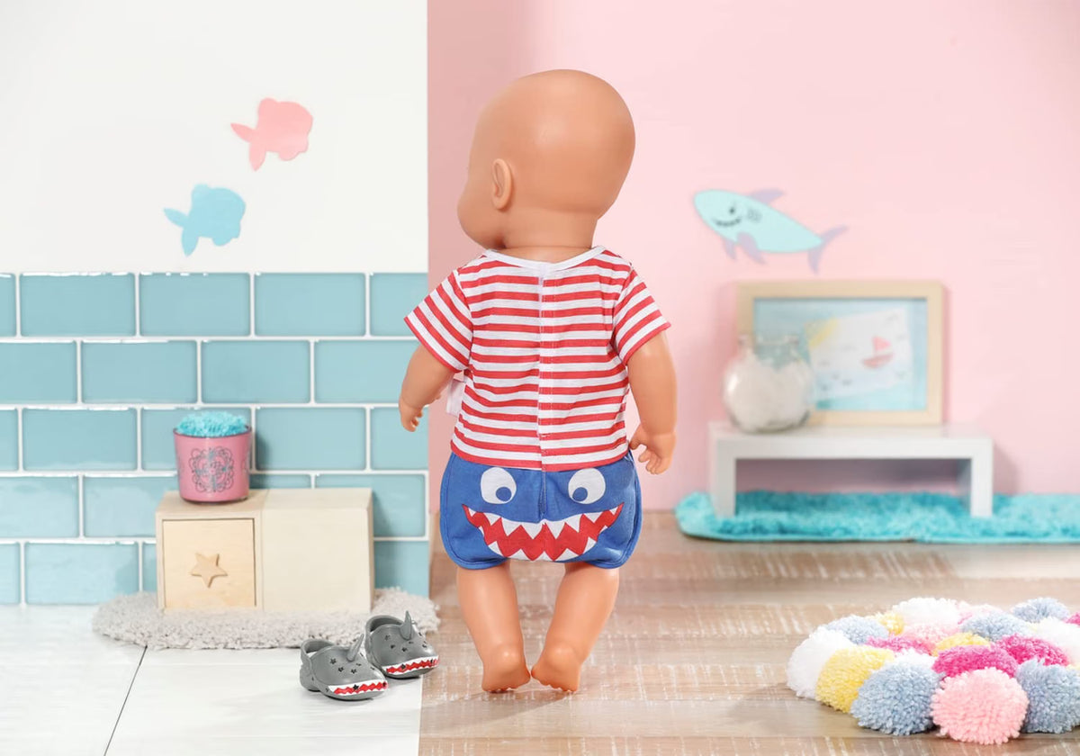 Baby Born Clothes: Bath Outfit with Shoes 43cm