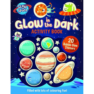 Glow in the Dark Space Activity Book with Stickers