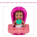 Barbie Skipper Babysitter Birthday Feeding Set with 2 Dolls & Accessories