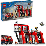 LEGO 60414 City Fire Station with Fire Truck