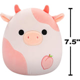 Squishmallows Lilaz the Peach Cow 7.5"