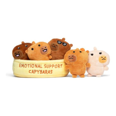 Emotional Support Capybaras Plush Set