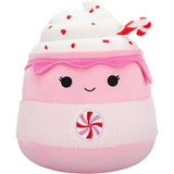 Christmas Squishmallows - Ethel the Pink Hot Chocolate 7.5"