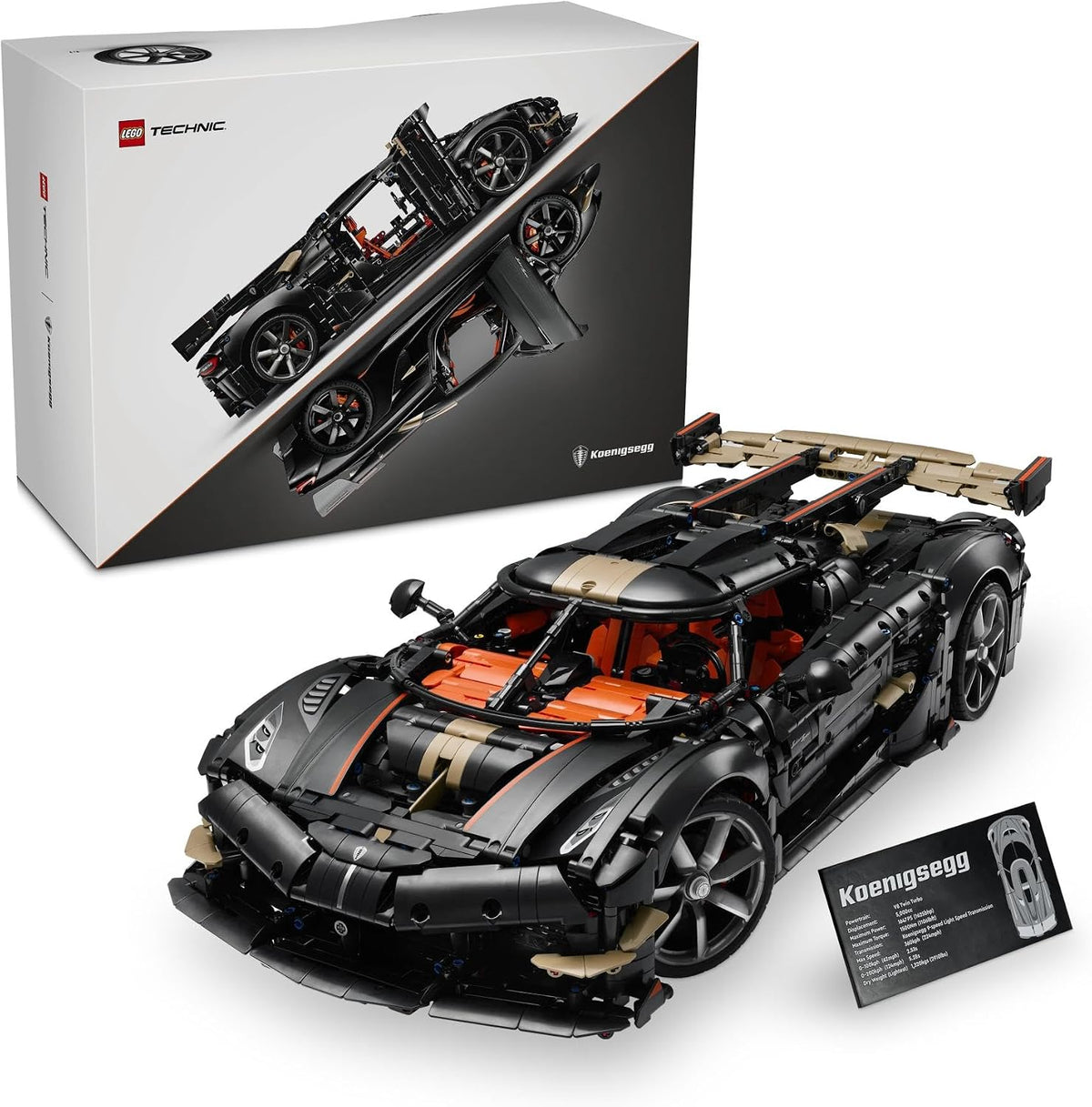LEGO 42232 Technic Koenigsegg Sadair's Spear Megacar