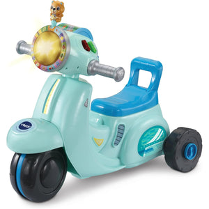 VTech 2-in-1 Ride & Balance Scooter - Blue