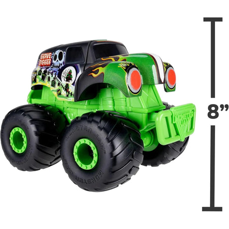 Monster Jam Monstruction Build & Crash Grave Digger 8" Truck