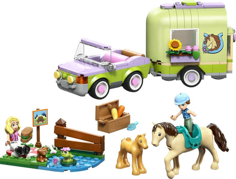 Lego 42695 Friends Horse & Baby Foal Trailer