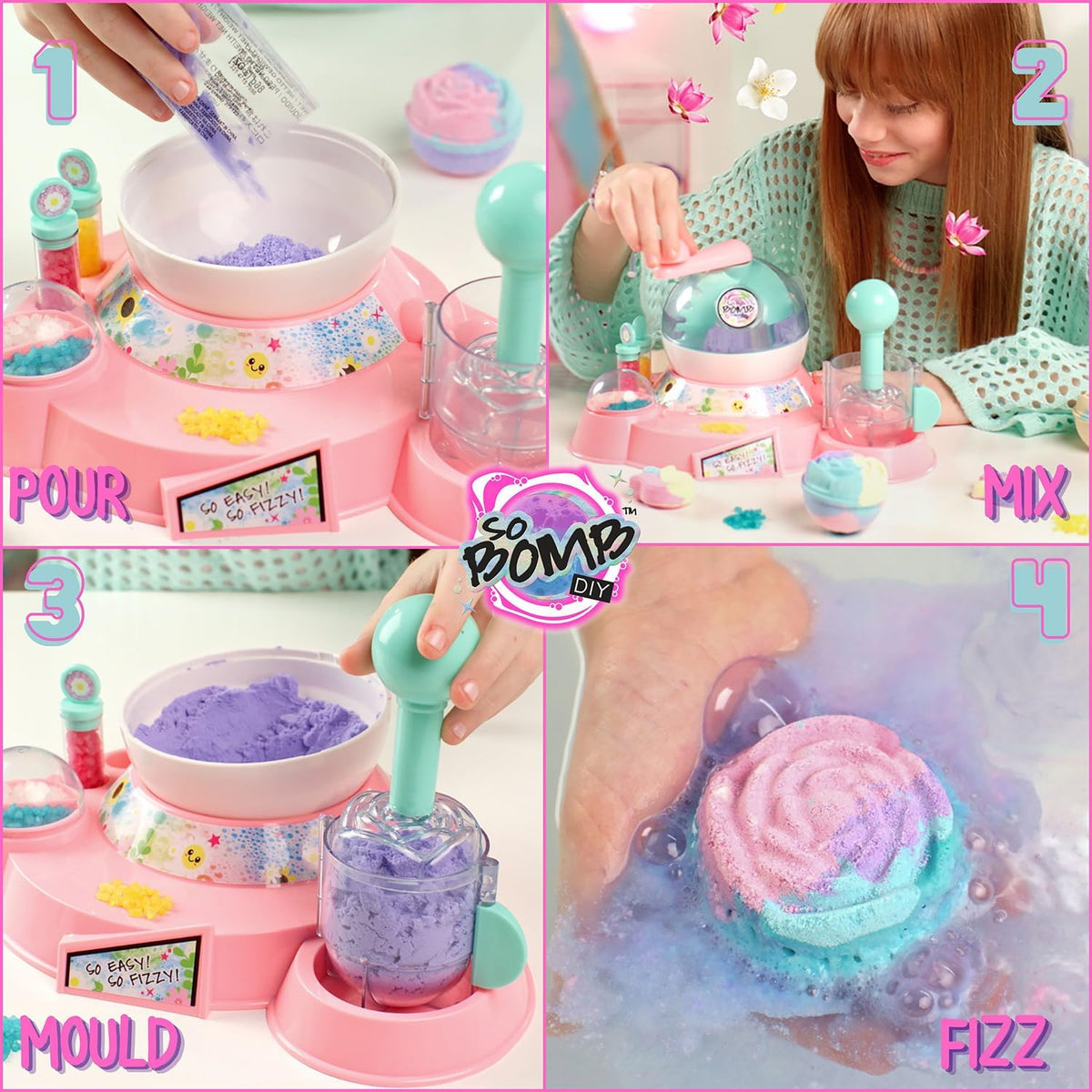 So Bomb DIY Flower Bath Bomb Factory