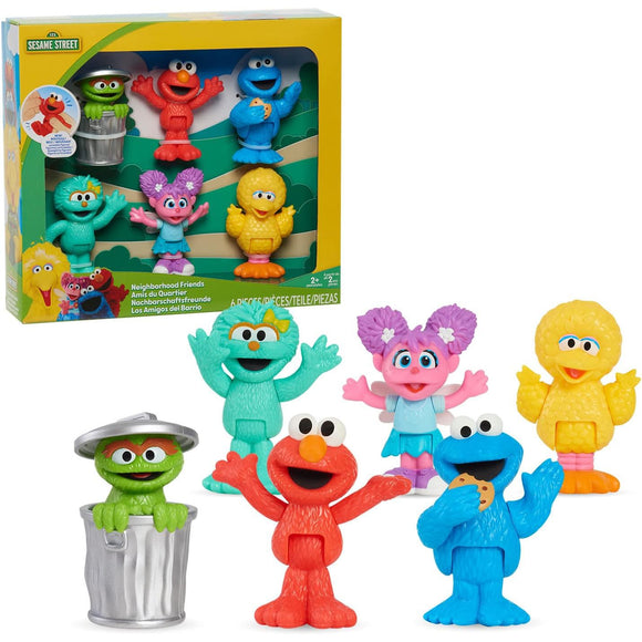 Sesame Street Neighbourhood Friends 6-Figure Pack