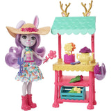 Enchantimals Bunny Farm Market Playset with Doll