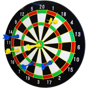 M.Y Doink It 16in Magnetic Dartboard With 6 Darts