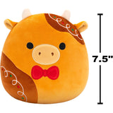 Christmas Squishmallows - Jericho the Gingerbread Cow 7.5"