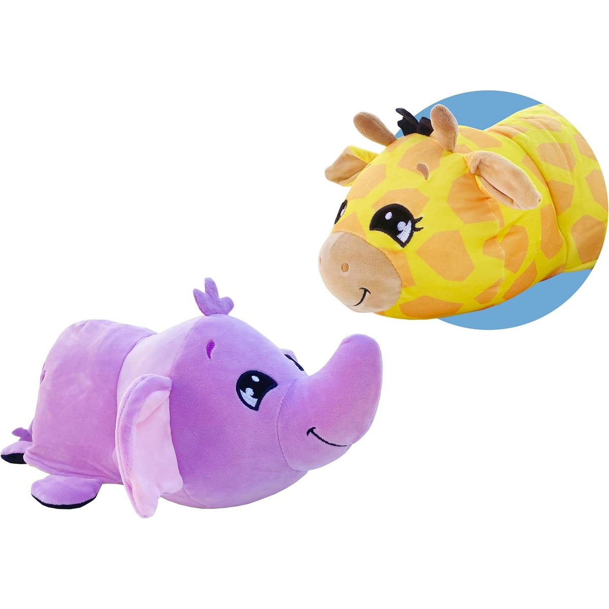 Flip-A-Zoo: Mushmillows - Giraffe & Elephant