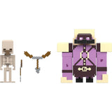 Minecraft Legends Pigmadillo vs. Skeleton 3-inch Figures