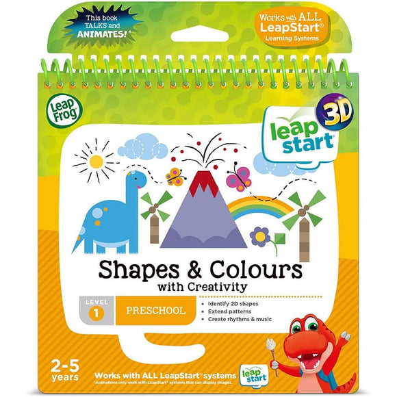 Leapfrog LeapStart® 3D Preschool Shapes & Colours Activity Book