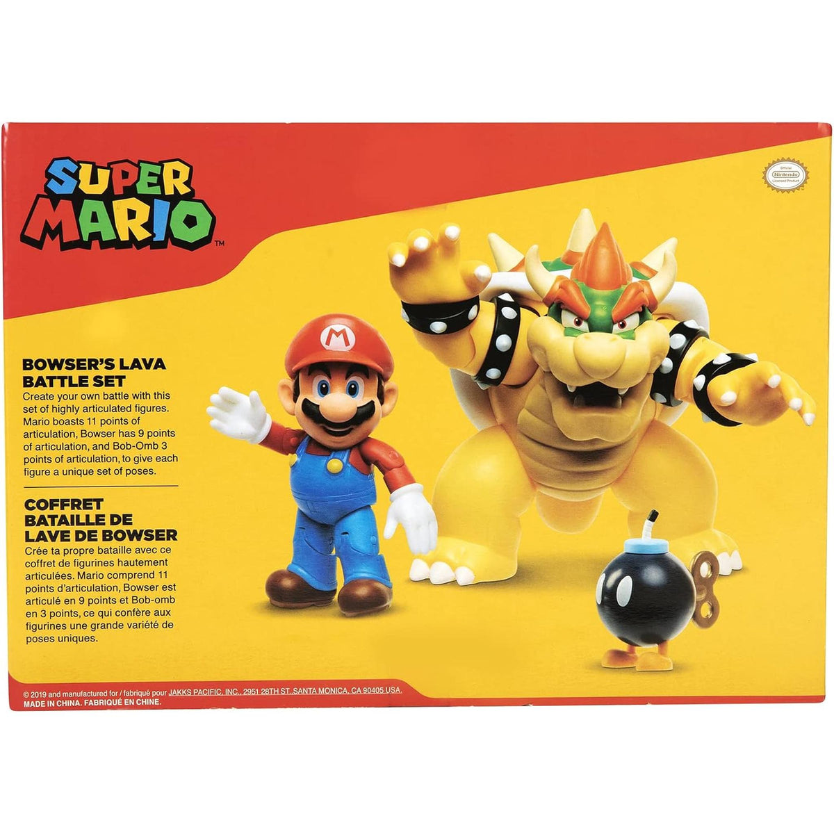 Super Mario Bowser's Lava Battle Playset