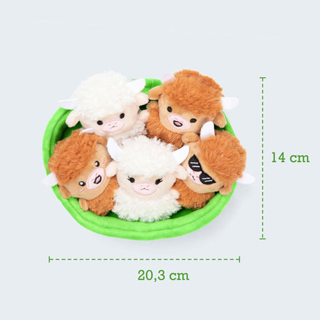 Emotional Support Highland Cows Plush Set