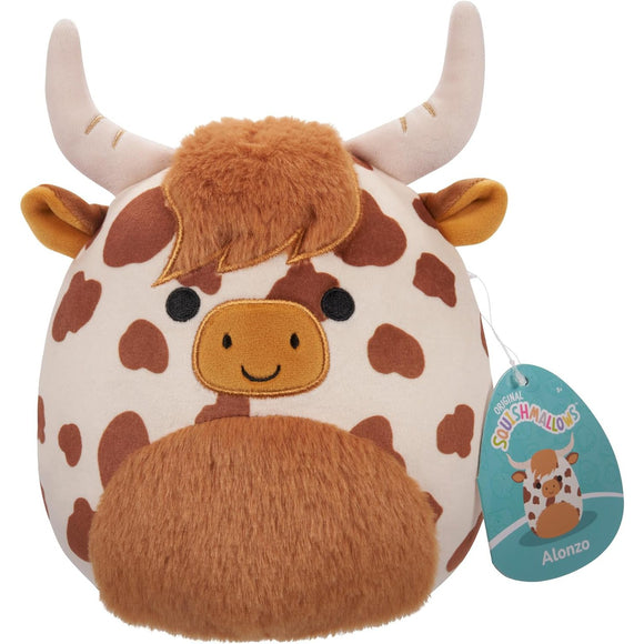 Squishmallows Alonzo the Highland Cow 7.5