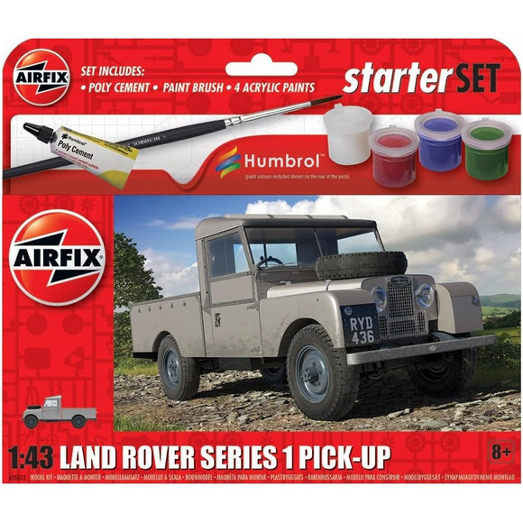 Hornby Airfix Starter Set: Land Rover Series 1 Pick-Up