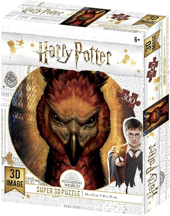 Harry Potter 3D Effect Puzzle - Fawkes 300 pieces