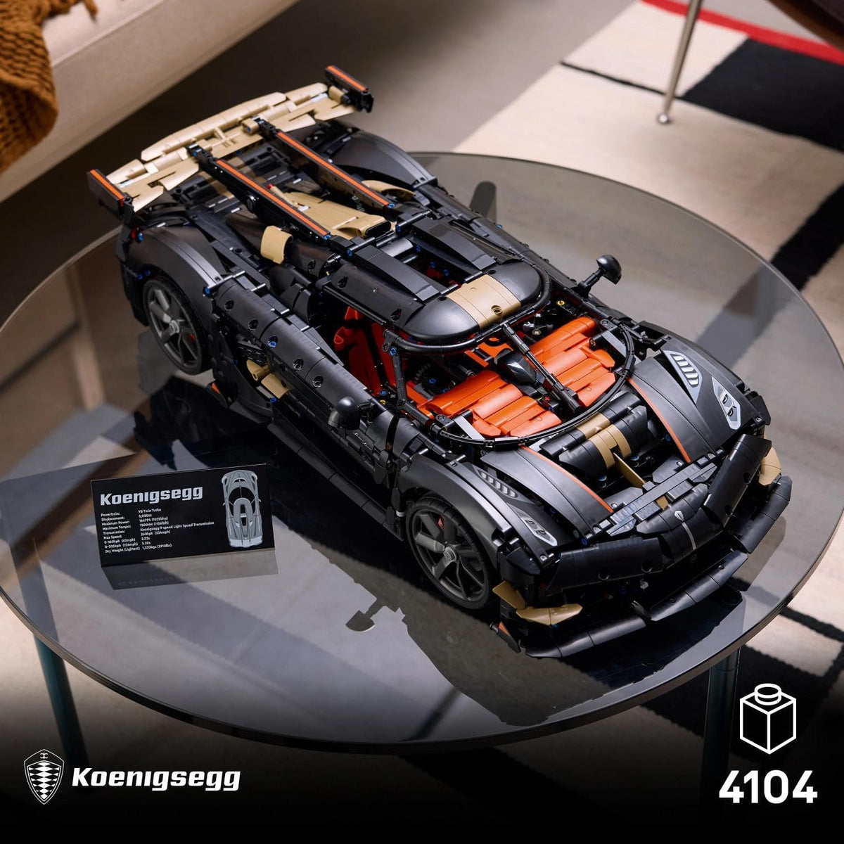 LEGO 42232 Technic Koenigsegg Sadair's Spear Megacar