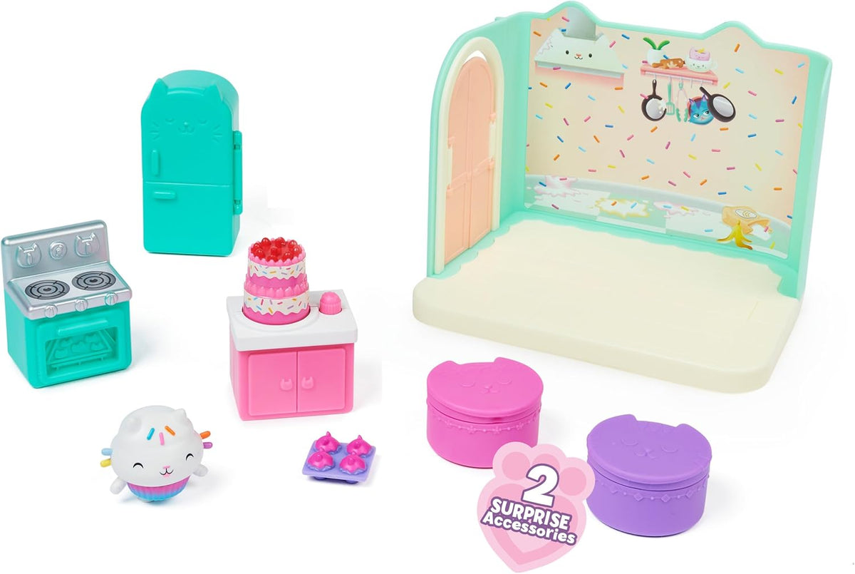 Gabby's Dollhouse Bakey with Cakey Kitchen Playset