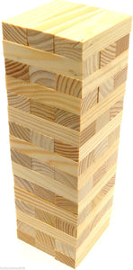 Wooden Tumbling Tower Game