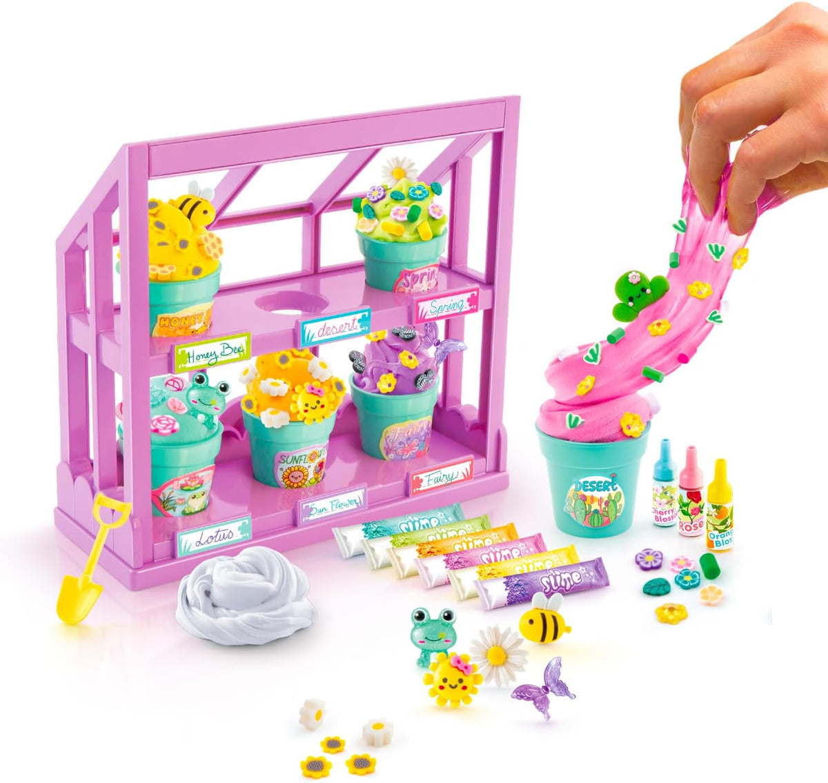 So Slime Flower Mini Garden