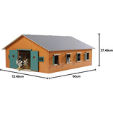 Kids Globe Horse Stable with 7 Stalls 1:24