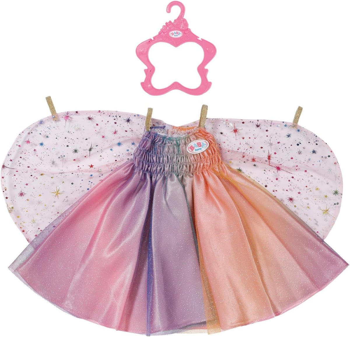 Baby Born Clothes: Rainbow Dress 43cm