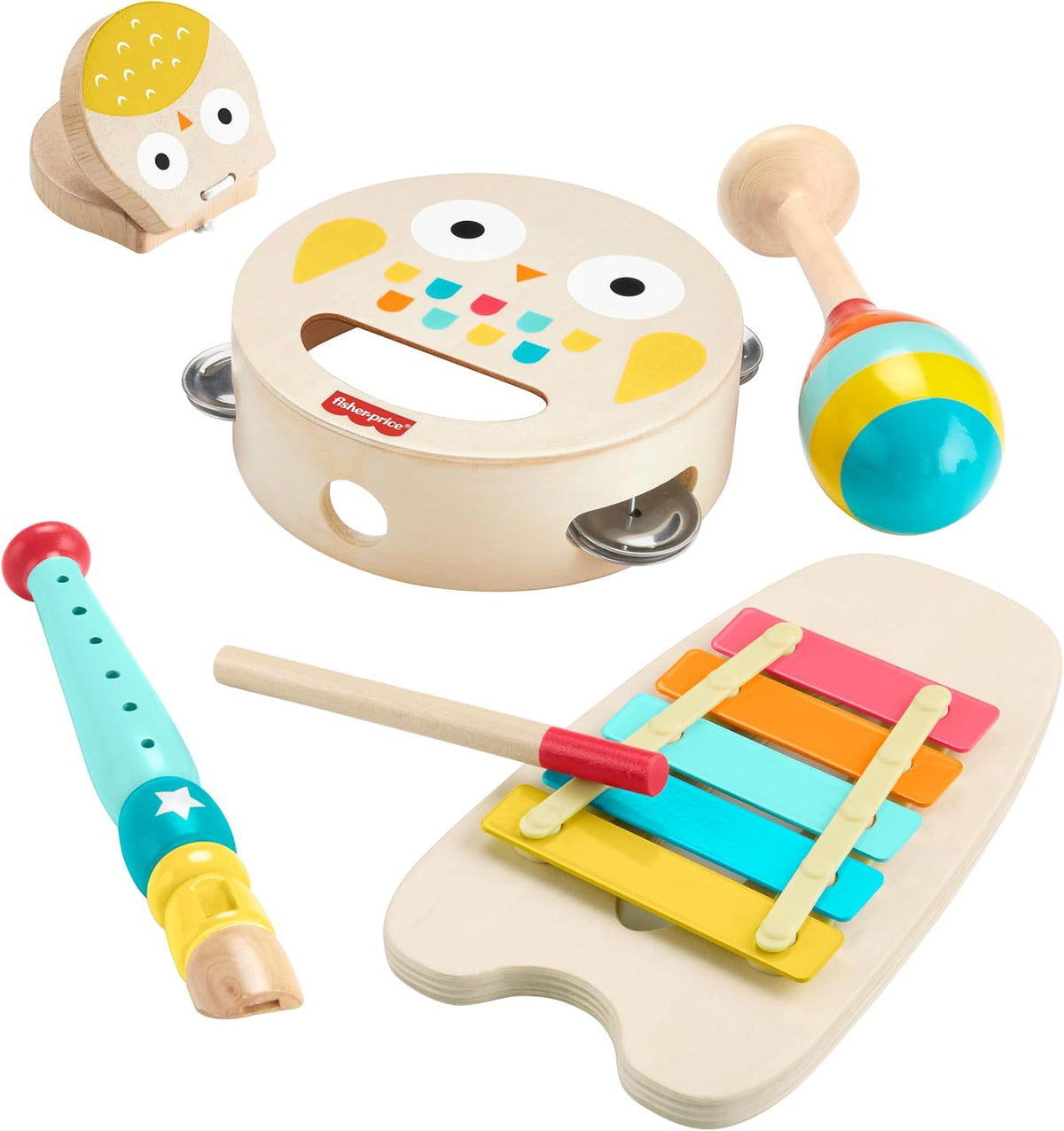 Fisher Price Wooden Musical Gift Set