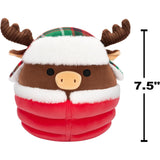 Christmas Squishmallows - Maurice the Moose with Puffer Jacket 7.5"