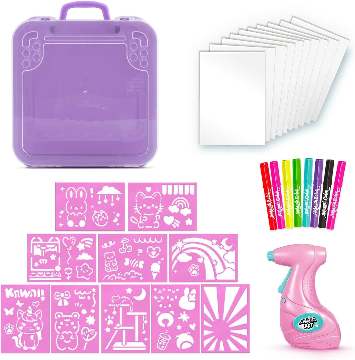 Airbrush Art Kawaii Activity Case