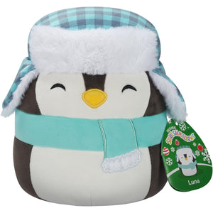 Christmas Squishmallows - Luna the Penguin with Hat and Scarf 7.5"