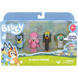 Bluey & Friends 4-Figure Pack