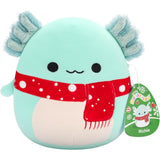 Christmas Squishmallows - Richie the Teal Axolotl with Scarf 7.5"